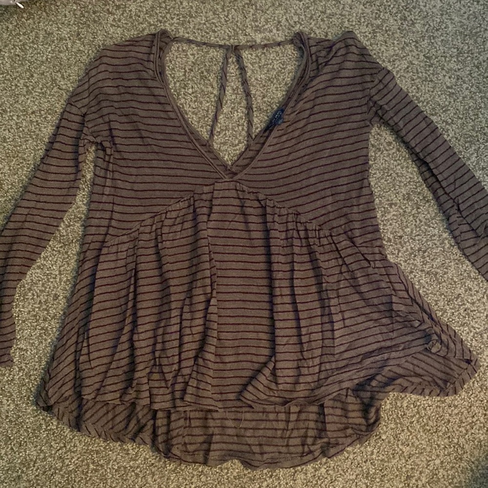 Like new linen flowy top